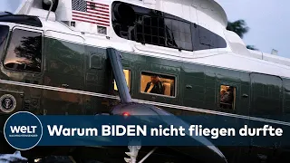 BIDENS ABREISE: Warum die MARINE ONE nicht von Schloss Elmau abfliegen durfte