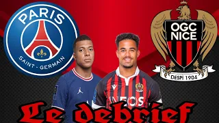 PSG 0-0 Nice le debrief de coupe de France saison 2021-2022