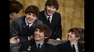 Beatles - Interview Returning From America Color