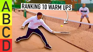10 Tennis Warm Ups (Ranked Best To Worst)