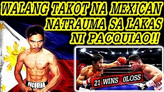 PINAGMERYENDA NG KAMAO NI MANNY PACQUIAO ANG WALANG TALO NA BOKSINGERONG MAY KAKAIBANG GALAW!!