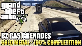 GTA 5 - BZ Gas Grenades (Smart Approach) (Mission #12 Part 2/2) - 100% Gold Medal Guide