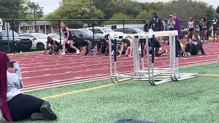 McKenzie Lott and Geral’Niyah Guerra - 100m | Yellow Jacket Relays 24