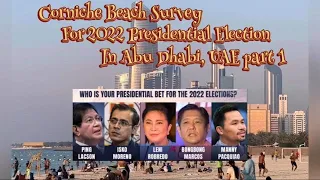 Sino ang pangulo mo??? Part 1 survey in abu dhabi uae