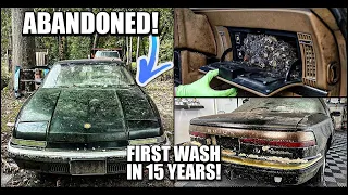 ABANDONED WOODS FIND First Wash In 15 Years Moldy Reatta! Satisfying Car Detailing Restoration