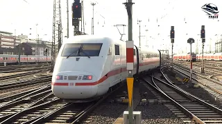 Züge am Hauptbahnhof Frankfurt-ICE, IC züge| Trains at Frankfurt main station | Trains in Europe