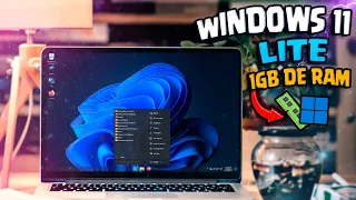 WINDOWS 11 LITE SUPER RAPIDO FUNCIONA CON 1GB DE RAM TIENES QUE PROBARLO