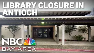 Antioch Library temporarily closed due to concerns over escalating crime