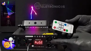 Laser Show RGB Controle Remoto Dicas Como Configurar Toda configuração Iluminação Para DJ, 194883A