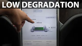 Tesla Model X 100D degradation test after 100k km/4 years