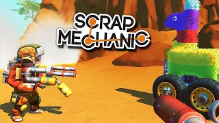 КЛАУД, ГЛЮК и SORZ строят 3D модели по вашим 2D рисункам! ЧЕЛЛЕНДЖ в SCRAP MECHANIC