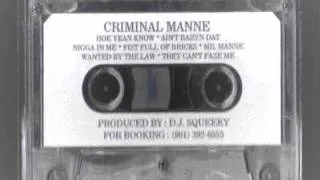 Criminal Manne - Fist Full Of Bricks Remastered