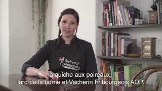 Recette - Quiche aux poireaux et Vacherin Fribourgeois AOP - FR