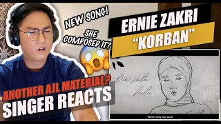 Ernie Zakri - Korban [Official Lyric Video] | SINGER REACTION