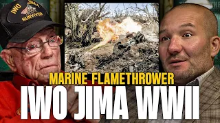 98 Year old Marine Flamethrower Operator Who Survived the Battle of Iwo Jima During World War II