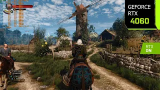 The Witcher 3 Next Gen | RTX 4060 1080p, 1440p, 4K DLSS 3 Frame Generation | Ray Tracing | i7 10700F