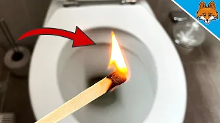 DESHALB solltest du ein Streichholz auf der Toilette anzünden 💥