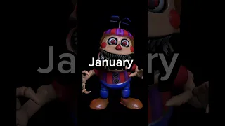 Your Birth Month Your Nightmare Character #fnaf #shorts #subscribe