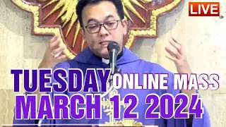 QUIAPO CHURCH LIVE MASS TODAY REV FR DOUGLAS BADONG MARCH 12,2024