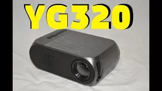 YG320 Мини Проектор Projector  (Распаковка Обзор)