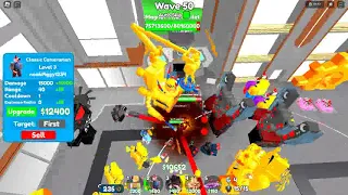 Roblox Toilet Tower Defense Rewind Event win.(45-50 wave)