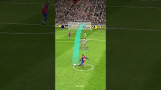 Messi freekick 90th min🥶 #efootball2023 #efootball #pes2021 #pes #pes2023 #shorts