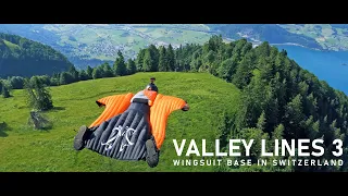 Valley Lines 3 - Summer Wingsuit BASE in Switzerland