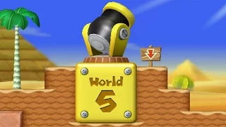 New Super Mario Bros Wii - All Warp Cannons