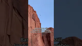 BASE JUMPING ACCIDENT #tombstone #moabutah #shortsviral