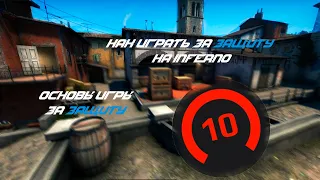 Как играть за защиту на ИНФЕРНО в CS:GO? ОСНОВЫ ИГРЫ ЗА ЗАЩИТУ ОТ 10 LVL FACEIT