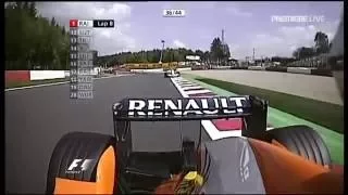 F1 2007 Belgian GP - Kubica vs Kovalainen