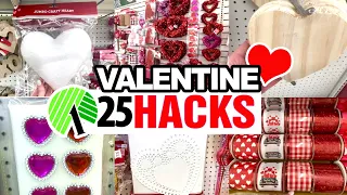 *25* BEST $1 Dollar Store HACKS 2023! High-End DIYs & ideas for VALENTINES DAY!