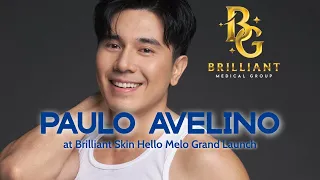 PAULO AVELINO pinagkaguluhan sa launching ng Brilliant Skin's Hello Mello