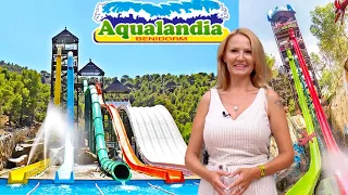 🔴Aqualandia/Акваландия/Лучший аквапарк в Европе/Жизнь в Бенидорме/Отдых в Испании 2020/Коста Бланка