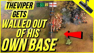 Age of Empires 4 - Viper Gets Locked OUT Of His Base