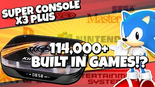 Super Console X 3 Plus Emulation Console With 114,000 Games!?