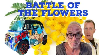 BATTLE OF THE FLOWERS 2022! Villefranche sur Mer in Citroen Ami.