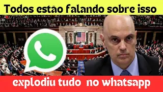 explodiu no WhatsApp ! todos esta falado e mesma coisa ! Bolsonaro volta agora