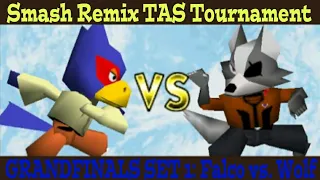 Smash Remix TAS Tournament | GRANDFINALS SET 1: Falco vs. Wolf