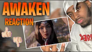 RAPPER REACTS | AWAKEN - (ft. Valerie Broussard) | League Of Legends season 9 cinematic (REACTION!)