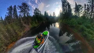 GoPro Hero 9 Scenic River Ride 2021 in 4K - Kawasaki STX 15F Jet Ski