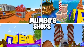 Evolution of Mumbo Jumbo's Hermitcraft Shops (Season 4-8)