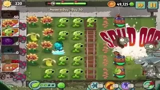 Plants vs Zombies 2: Modern Day - Day 30 Walkthrough