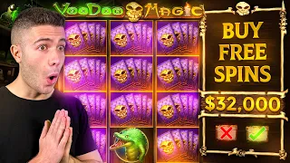 $32,000 Bonus Buy on VooDoo Magic 🐊 (30K Bonus Buy Series #08)