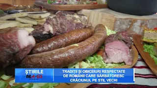 Tradiții și obiceiuri respectate de românii care sărbătoresc Crăciunul pe stil vechi