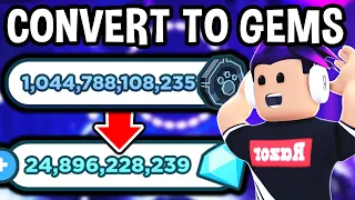 HOW TO CONVERT TECH COINS TO GEMS In Pet Simulator X Roblox