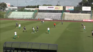 Skrót meczu sparingowego: Olimpia Grudziądz - Stomil Olsztyn 1:0 (1:0) 09.07.2015