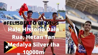 Atleta Felisberto halo historia tan iha Sea Games 31st 10000m #seagames31 #desportutimorleste #news