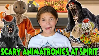 Scary Animatronics At Spirit Halloween! We Found Squishy Fidgets!