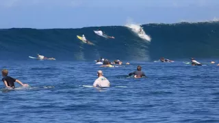 Ridge Lenny surfing Swimming Pools, Fiji